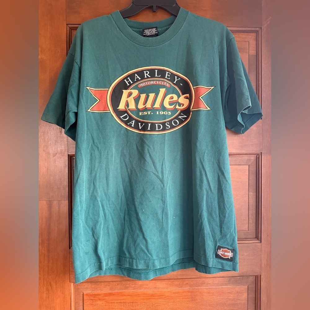 1991 Harley-Davidson Rules T-Shirt 🔥🏍️